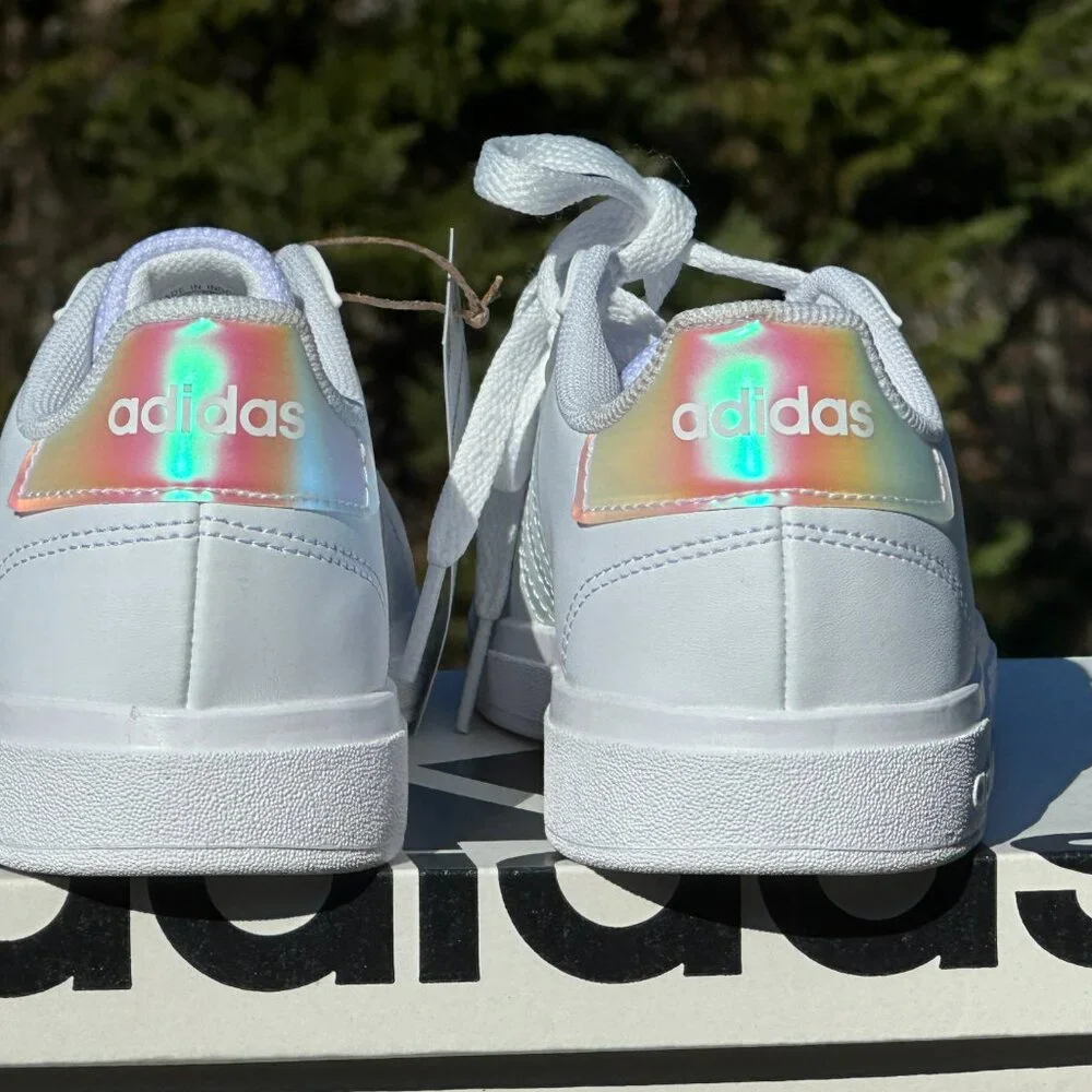 NEW Adidas Unisex Kids Grand Court 2.0 Low Casual Sneaker - Youth 12, 2, 3, 5